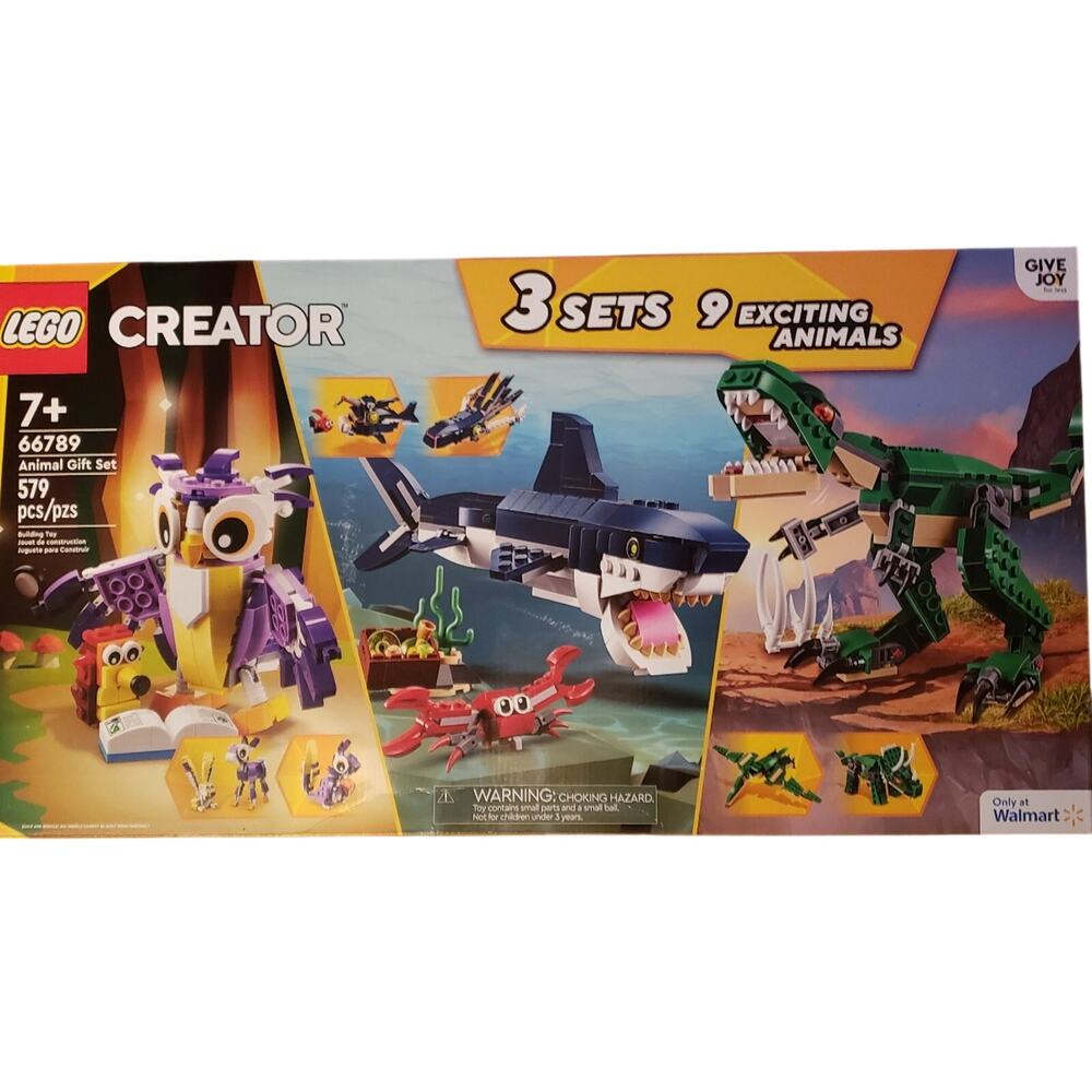 Lego 66789 Creator Animal Gift Set 3 Sets in One Box New In Sealed Box Retired